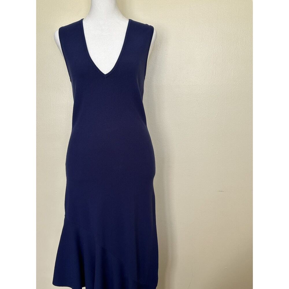 Navy Blue Dress New With Tags Women's Dress (525) Navy Blue Knit Dress Size S